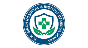 RK Singh Hospital & IMS logo
